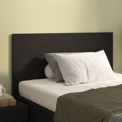 Cabeceira de cama 120x1,5x80 cm derivados de madeira preto