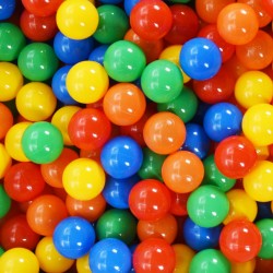 Bolas de brincar coloridas para piscina de bebé 500 pcs