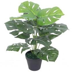 Tander Planta costela-de-adão artificial com vaso 45 cm verde