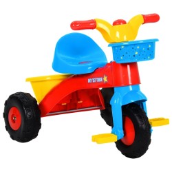 Triciclo para crianças multicolor
