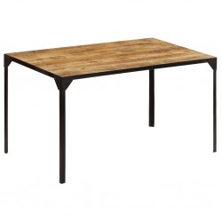 Tander Mesa de jantar madeira de mangueira maciça 140x80x76 cm