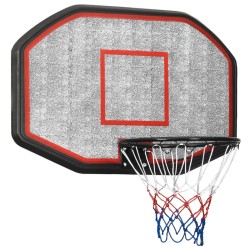 Tabela de basquetebol 109x71x3 cm polietileno preto