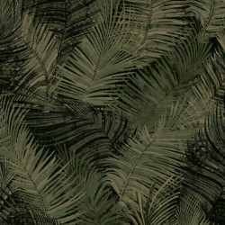 DUTCH WALLCOVERINGS Papel de parede Palm verde