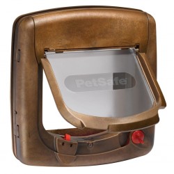 PetSafe Porta magnética para gatos 4 vias Deluxe 420 castanho 5006