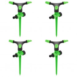 Sprinklers rotativos 4 pcs 16x13,5x25,5 cm ABS/PP verde/preto