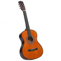 Tander Guitarra clássica iniciantes/crianças 3/4 36" madeira de tilia