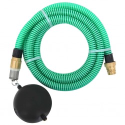 Tander Mangueira de sucção com conectores de latão 5 m 25 mm verde
