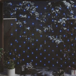 Tander Rede luzes de natal 4x4 m 544 luzes LED int/ext azul