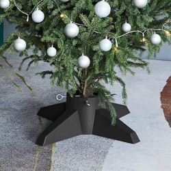 Tander Suporte para árvore de Natal 55,5x55,5x15 cm cinzento