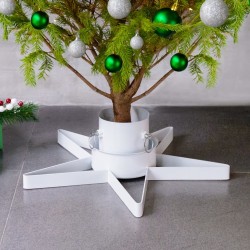 Tander Suporte para árvore de Natal 47x47x13,5 cm branco