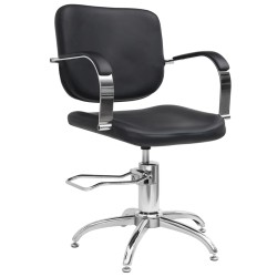 Tander Cadeira de cabeleireiro couro artificial preto